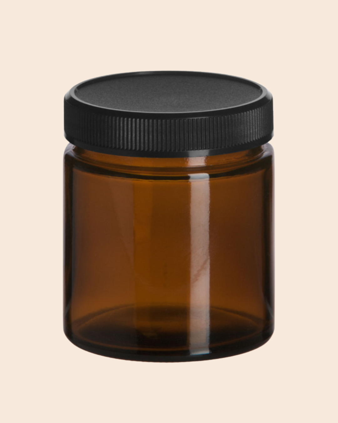 4 oz brown glass bottle