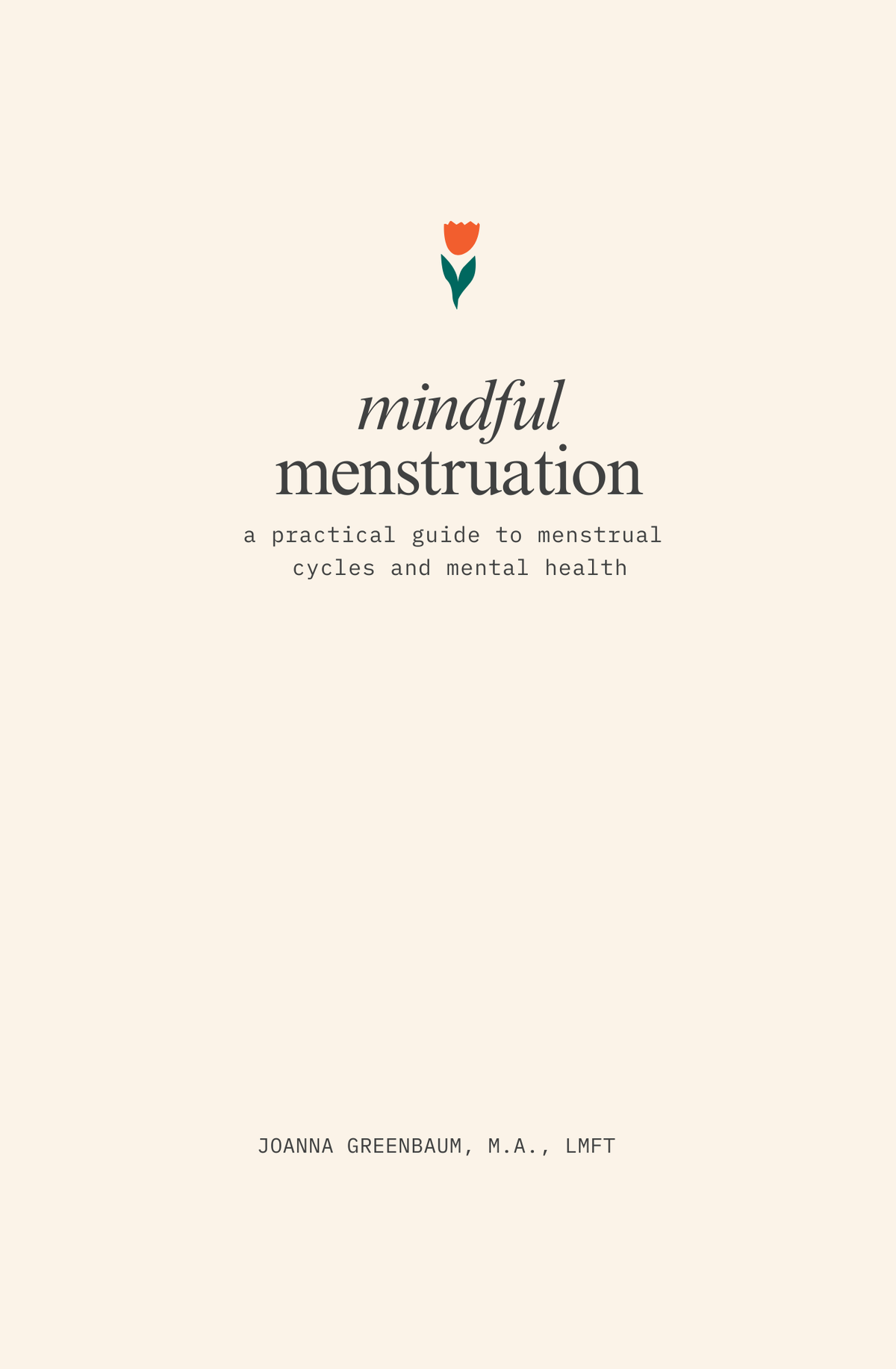 Mindful Menstruation Book