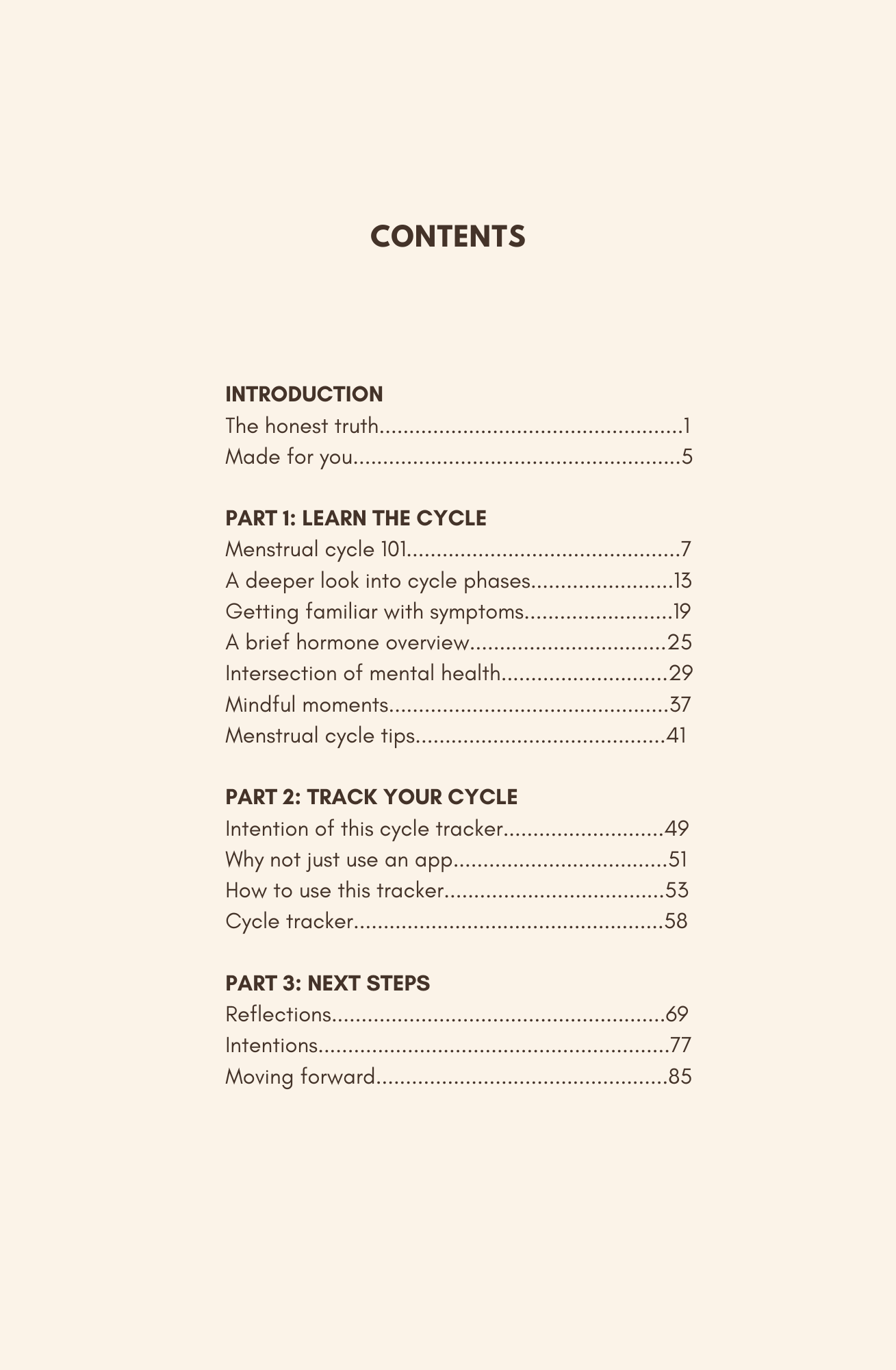 Mindful Menstruation Book