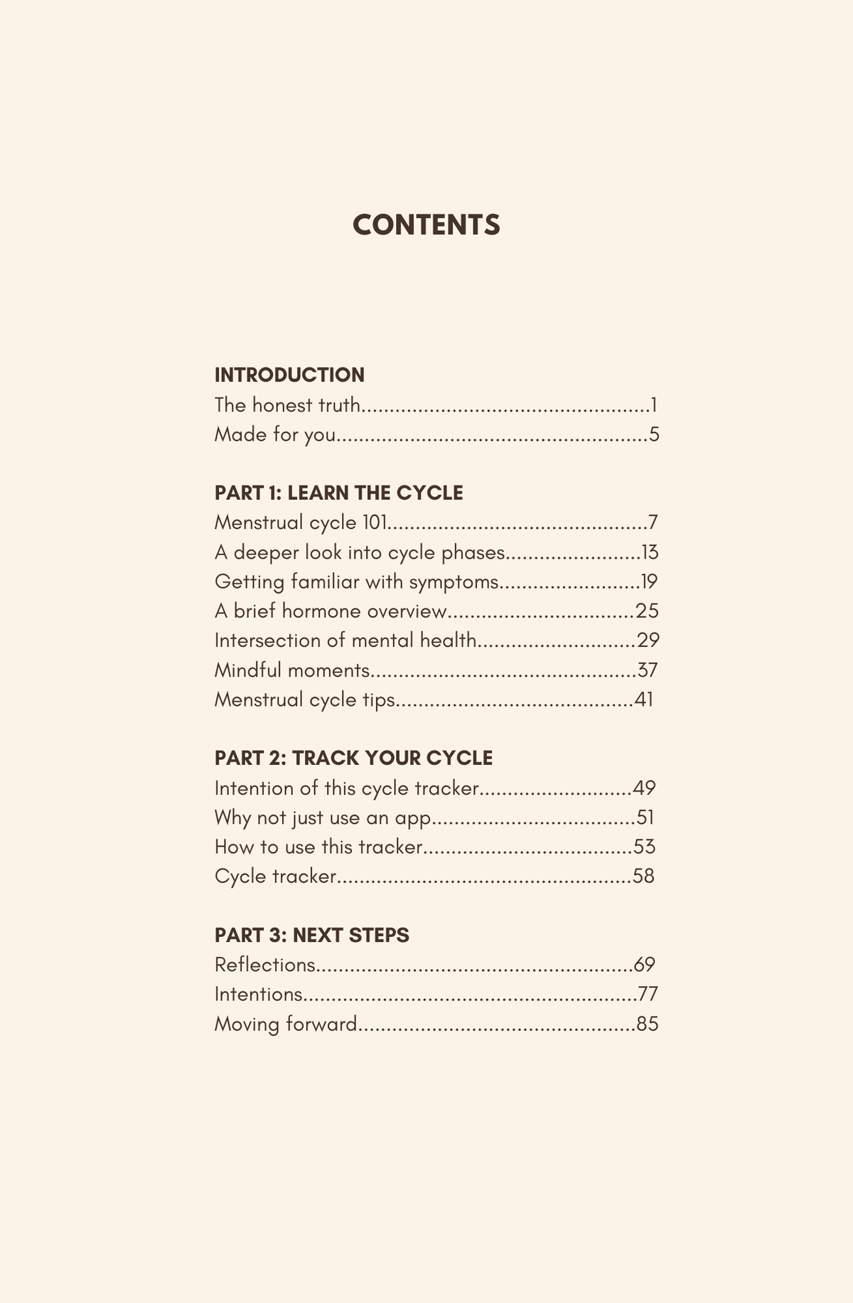 Mindful Menstruation Book