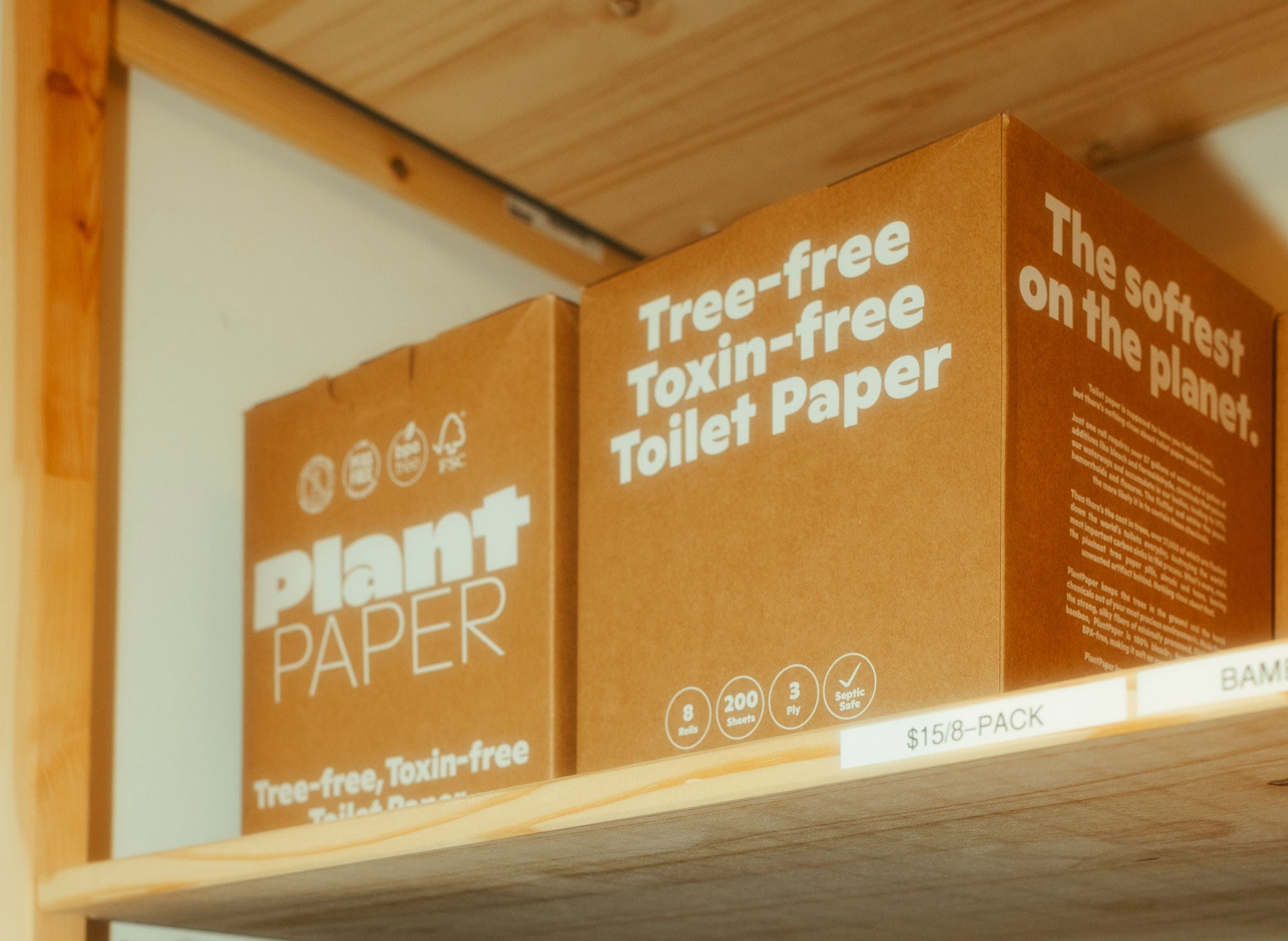 Bamboo Toilet Paper 8-pack