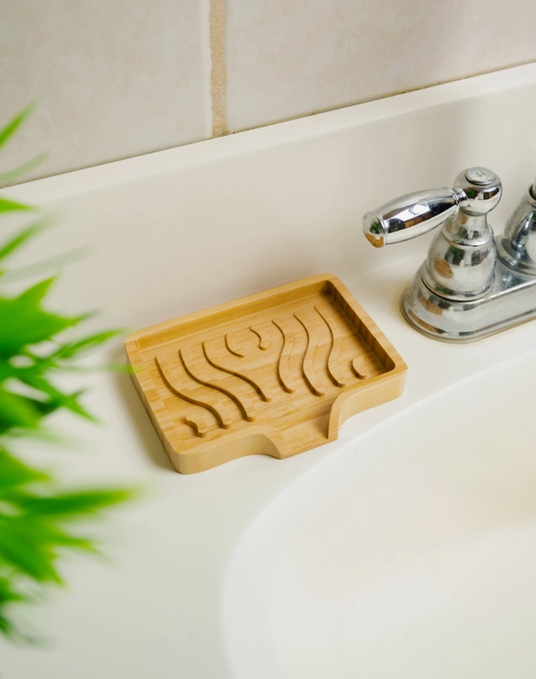 Bamboo Soap Shelf