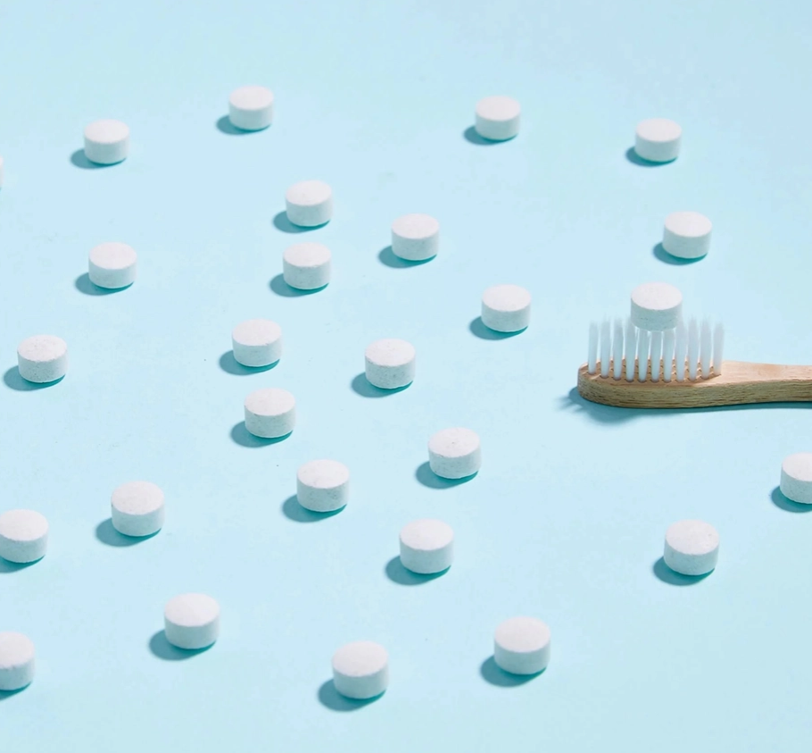 Huppy Fluoride-Free Toothpaste Tablets