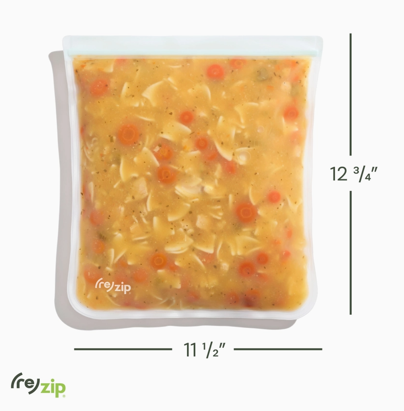 Reusable Flat Gallon Storage Bags (3-piece)