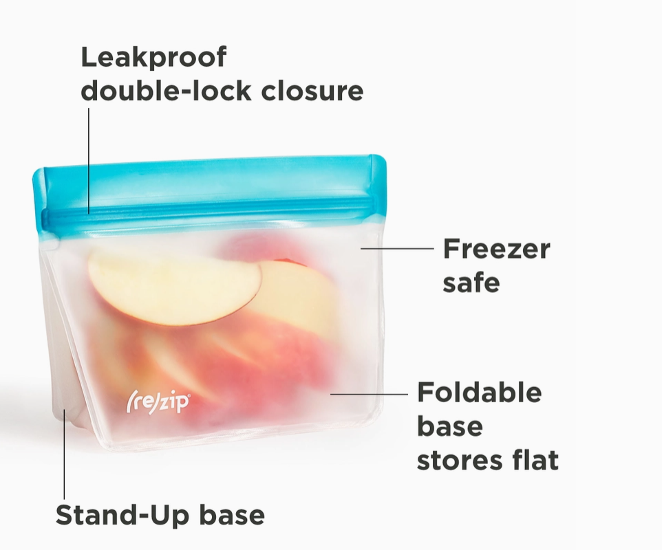 Reusable Stand-Up Storage Bags