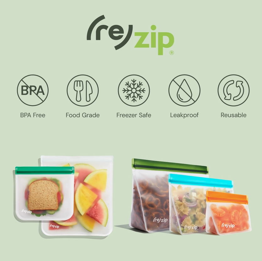 Reusable Stand-Up Storage Bags