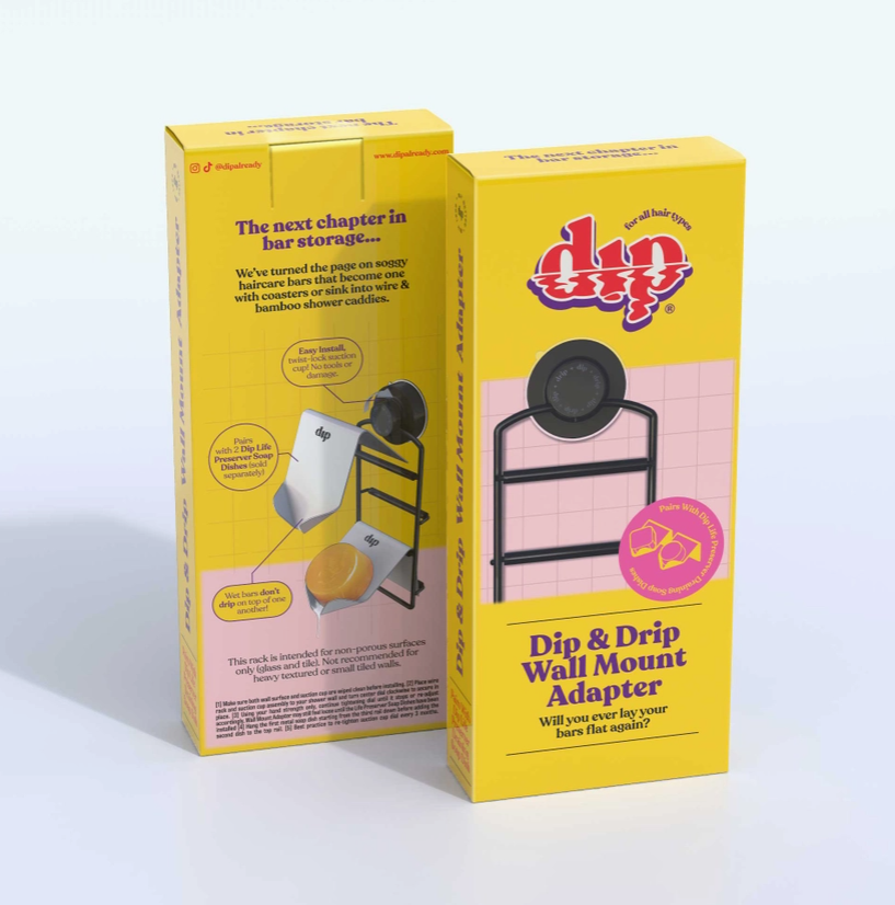 Shampoo/Conditioner Bar Wall Mount Adapter