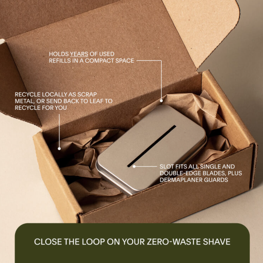 Razor Blade Recycling Tin