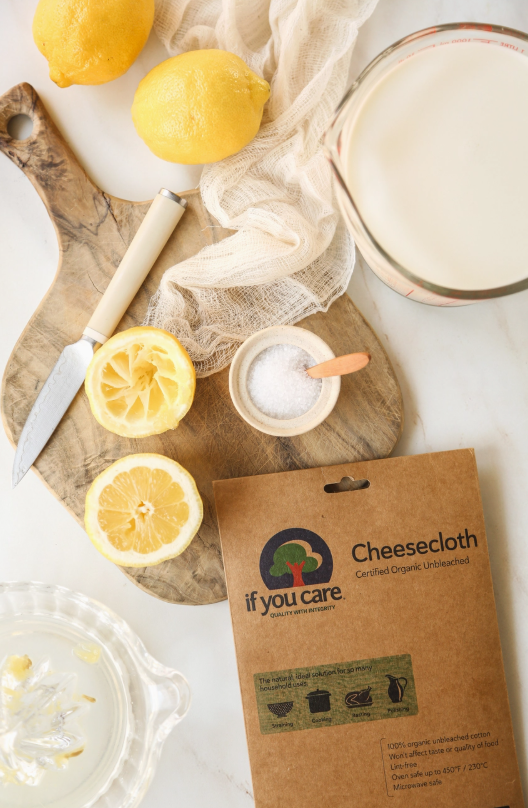 Certified Organic Unbleached Cheesecloth
