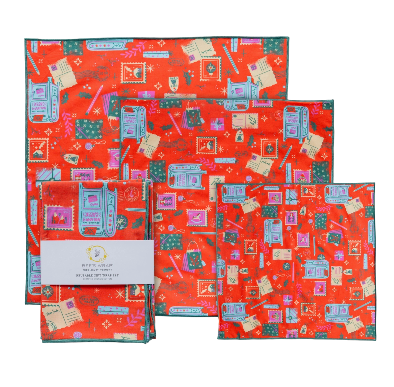 Reusable Fabric Gift Wrap