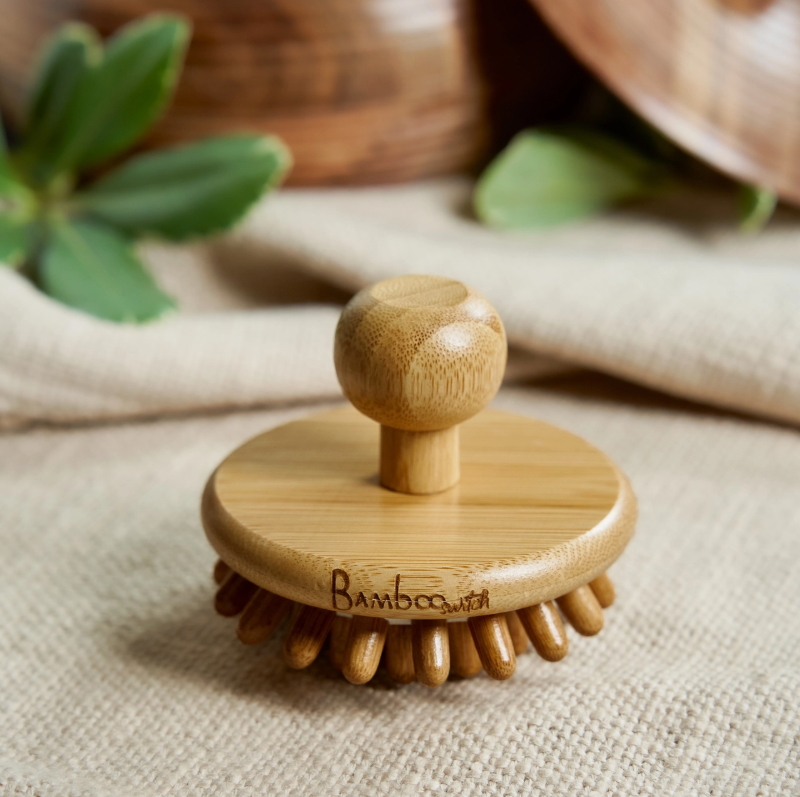 Bamboo Stimulating Scalp Massager