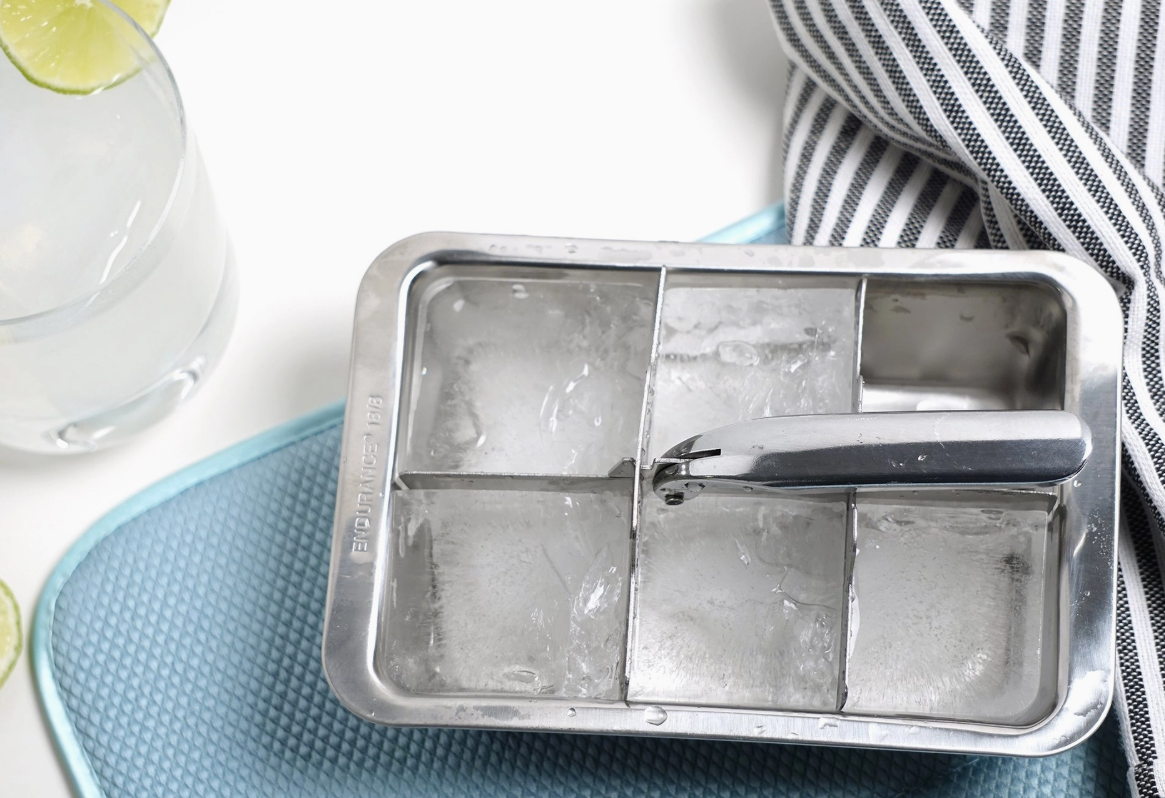 Stainless Steel Ice Cube Tray