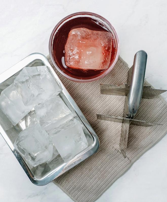 Stainless Steel Ice Cube Tray