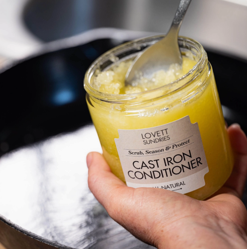 Cast Iron Conditioner Scrub and Seasoning