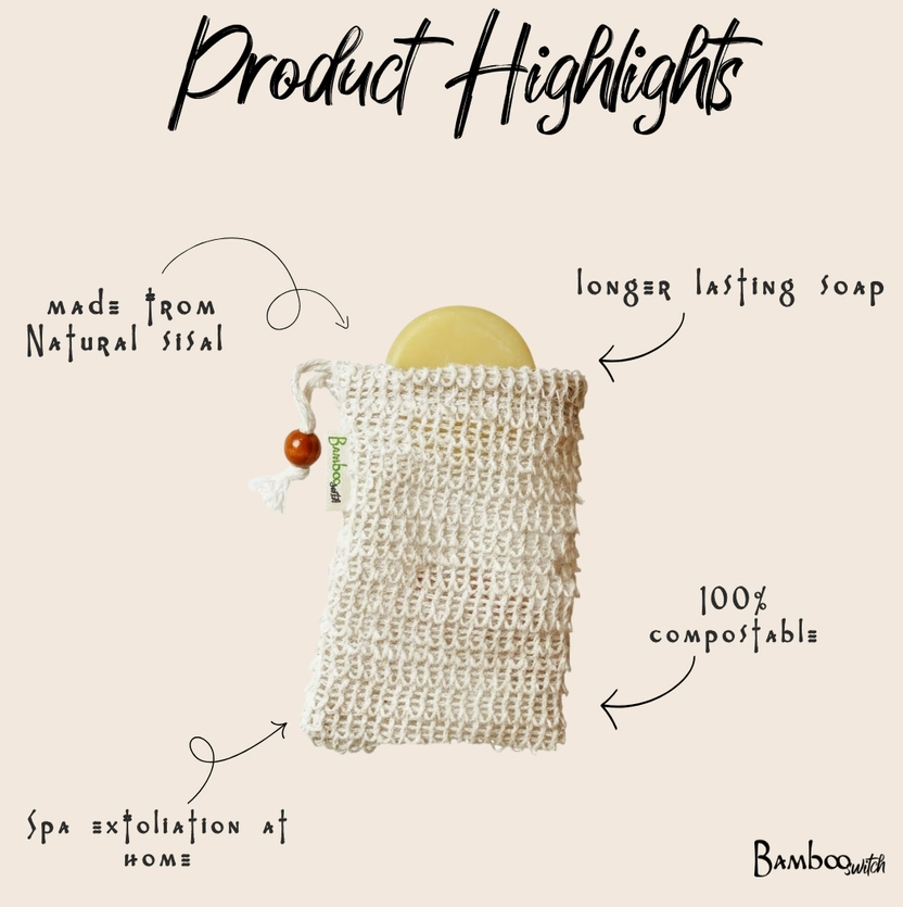 Exfoliating Soap Saver Bag