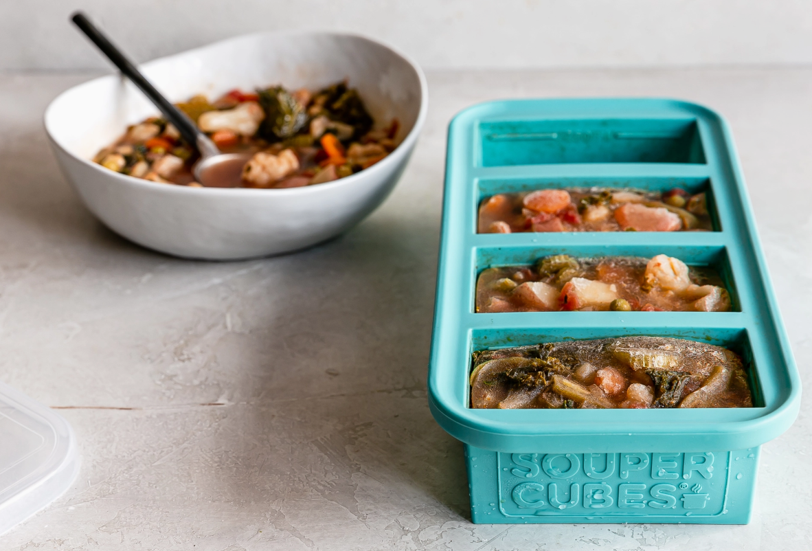 Souper Cubes 1-Cup Silicone Freezing Trays