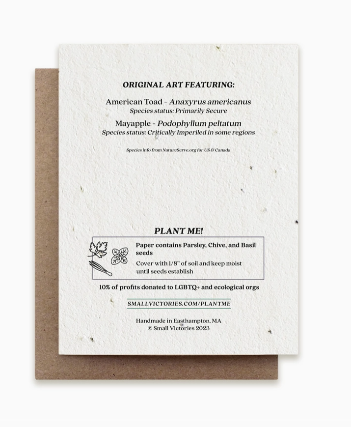 Plantable Seed Card