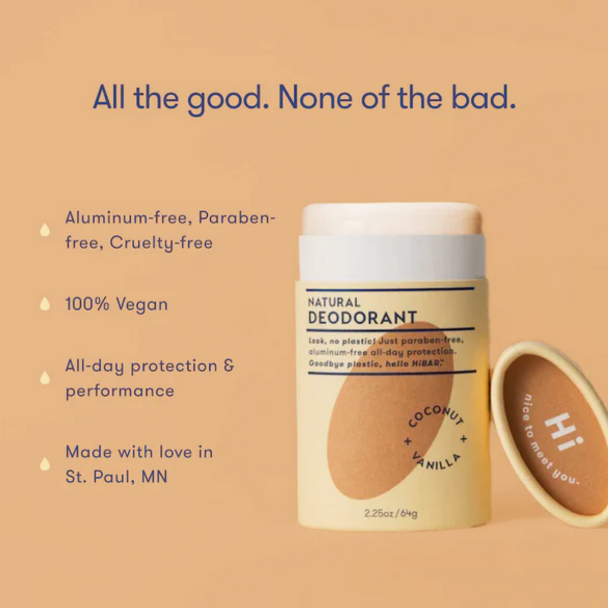 Plastic-Free Deodorant Stick