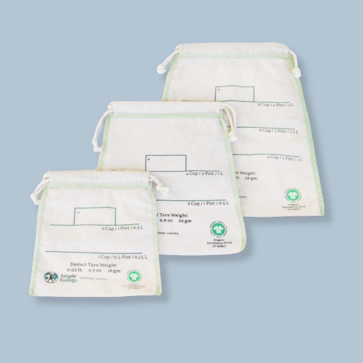 Organic Cotton Bulk Bin Bags