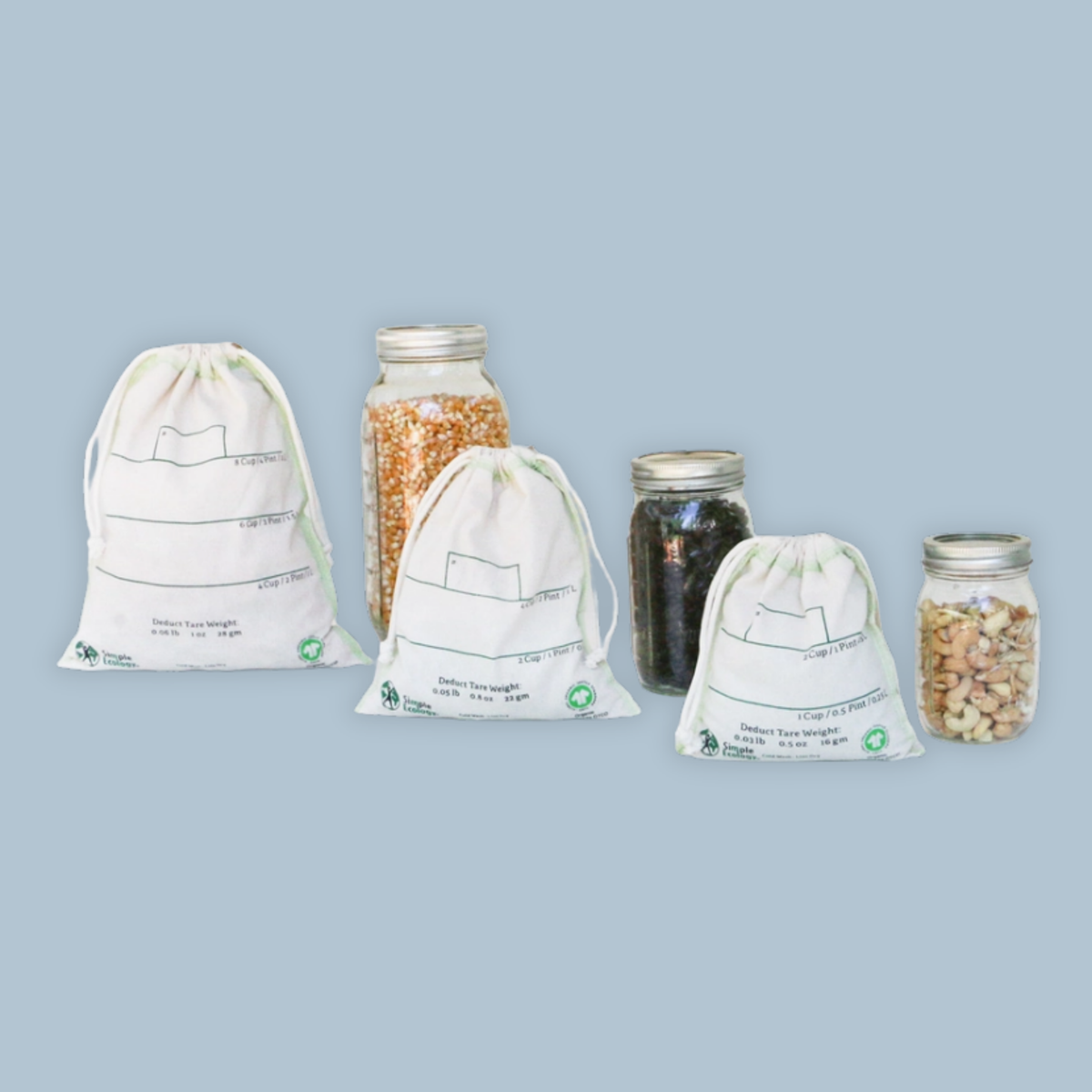 Organic Cotton Bulk Bin Bags