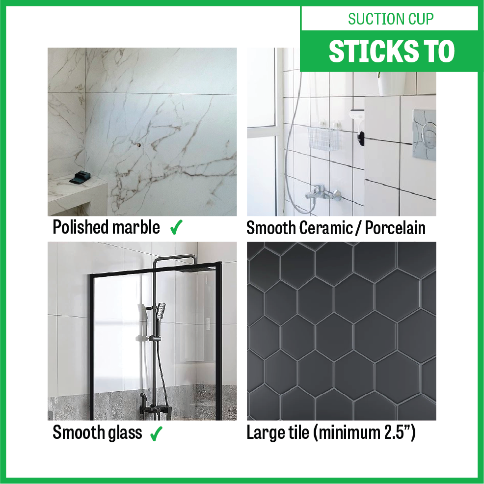 Shampoo/Conditioner Bar Wall Mount Adapter